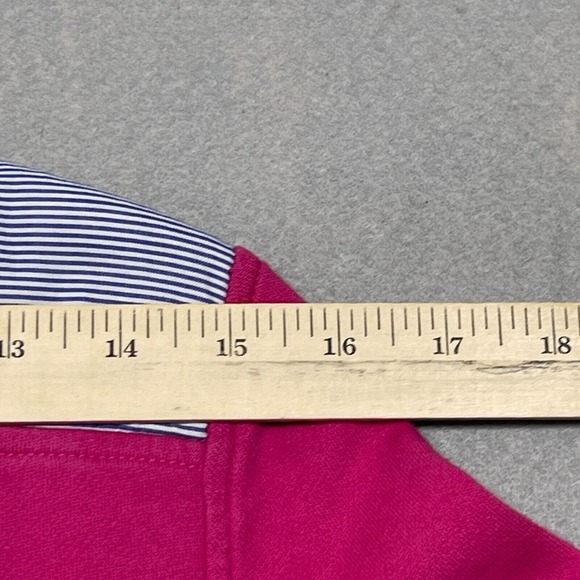 Vineyard‎ Vines 1/4 Zip Women’s XS Pullover Sweater Sweatshirt Pink Pocket - Picture 8 of 13